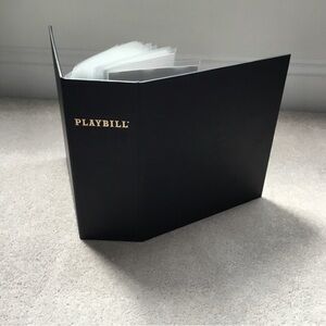 Black Playbill Saver Binder